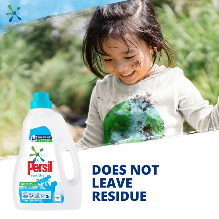 Persil Front & Top Loader Laundry Liquid Sensitive 2L, , hi-res