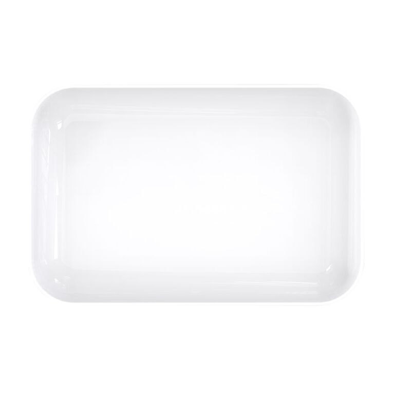 Living & Co Coupe Serve Platter White, , hi-res