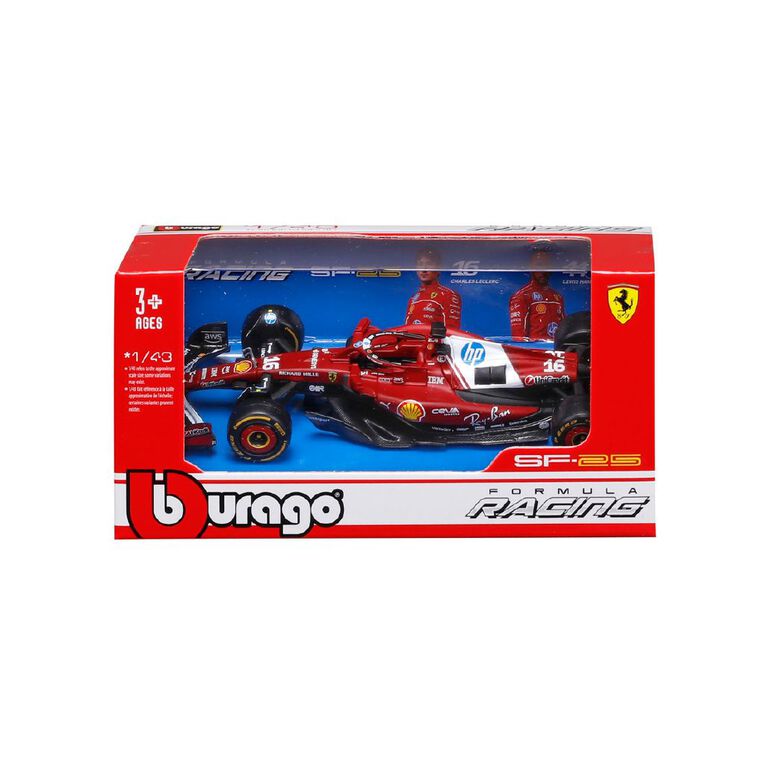 Bburago Ferrari Bburago Ferrari F1 1:43 SF 25 #16 Charles Leclerc, , hi-res