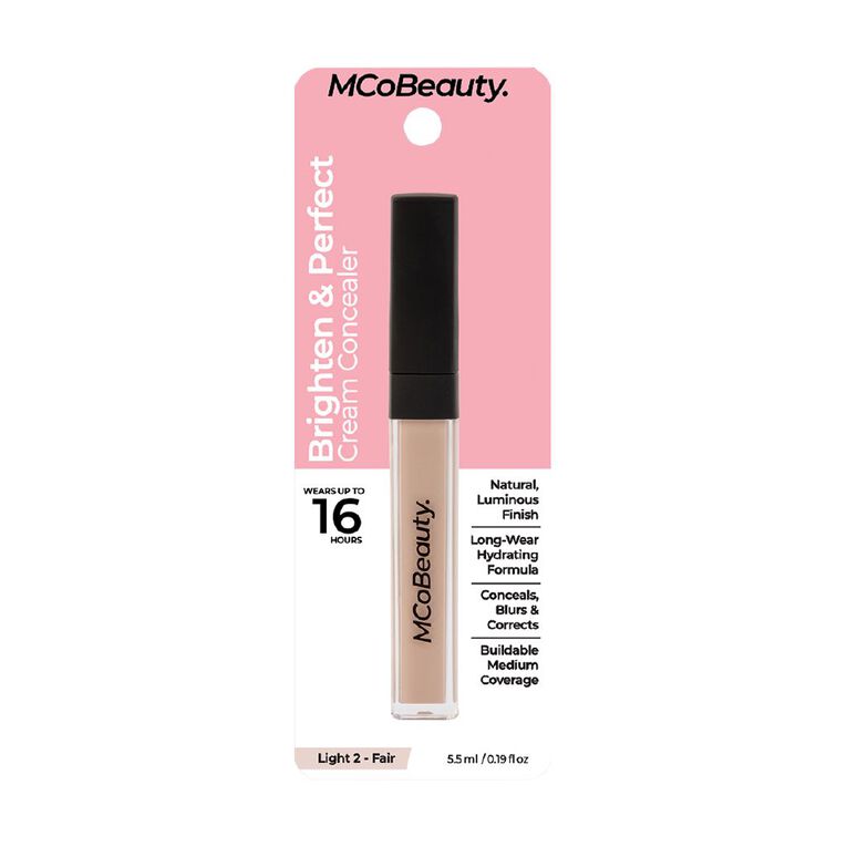 MCoBeauty Brighten & Perfect Cream Concealer Light 2 Fair, , hi-res