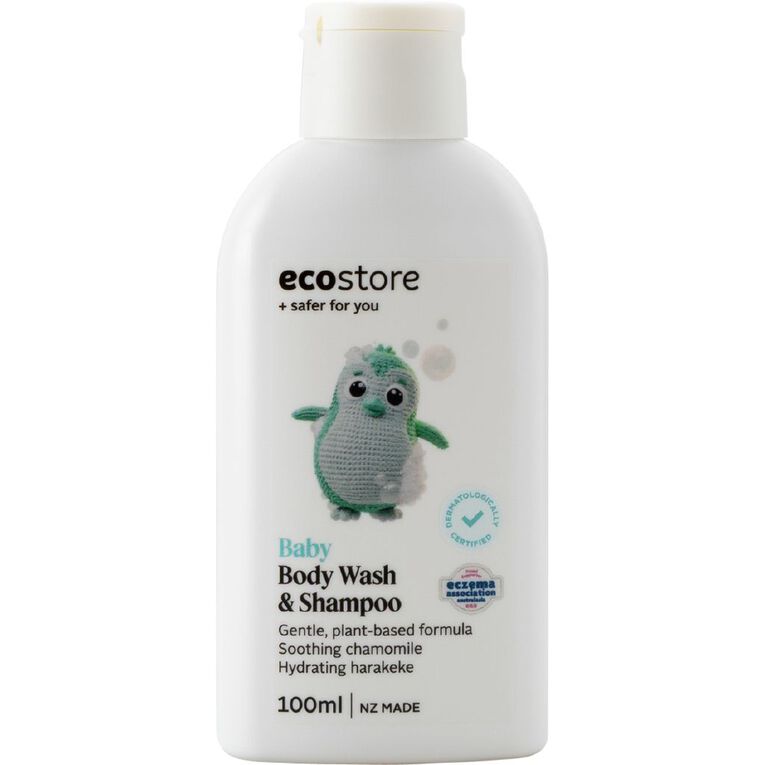 Ecostore Baby Body Wash and Shampoo 100ml, , hi-res
