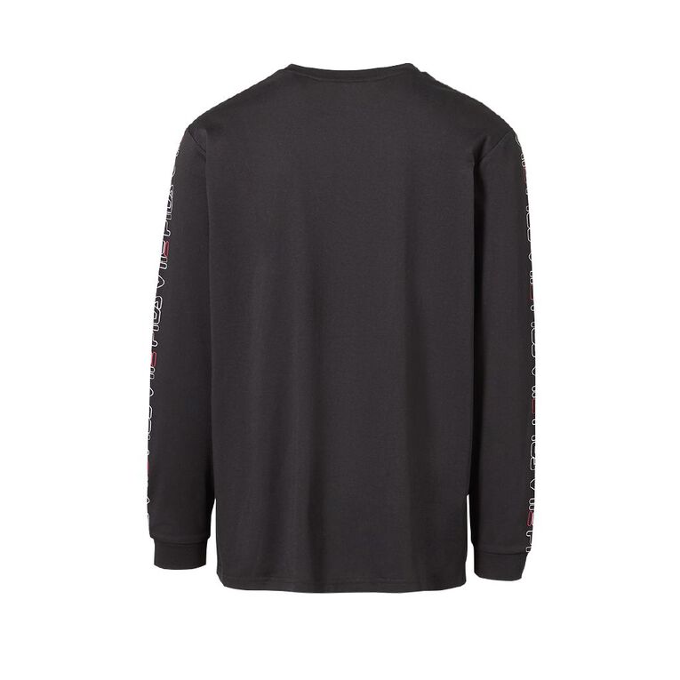 Fila Men's Long Sleeve Top, Black, hi-res