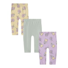 Young Original Babies' Printed Leggings 3 Pack