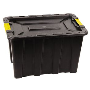 Living & Co Heavy Duty Storage Box Black 55L