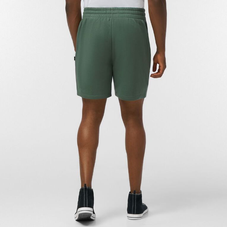 H&H Men's Plain Knit Shorts, Green Dark, hi-res