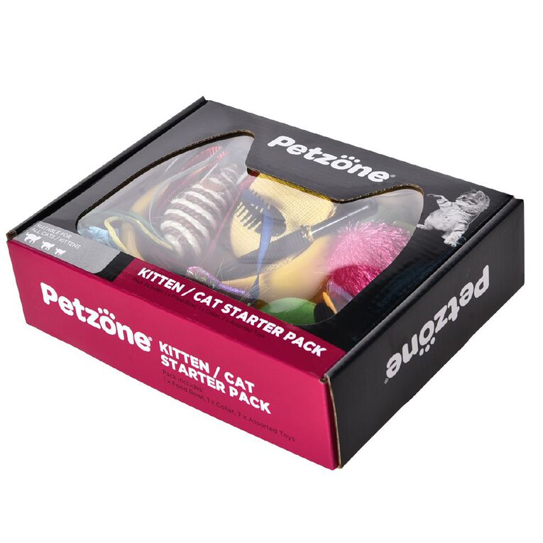Petzone Kitten Starter Pack Multi-Coloured, , hi-res