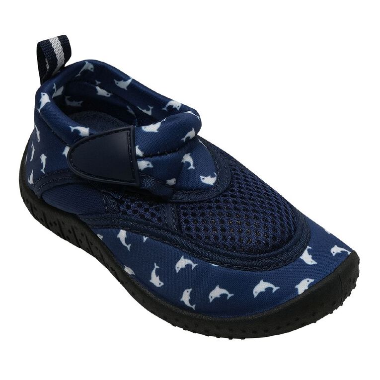 Young Original Junior Kids' Printed Chris Aqua Socks, Navy, hi-res