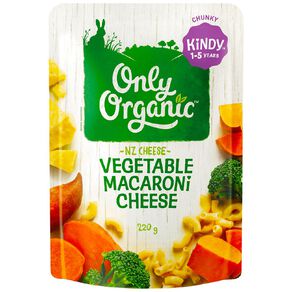 Only Organic Kindy Macaroni & Cheese Pasta Pouch 220g