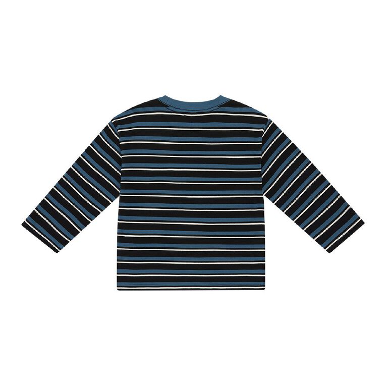 Young Original Long Sleeve Stripe Tee, Blue Mid BLUE GREEN, hi-res