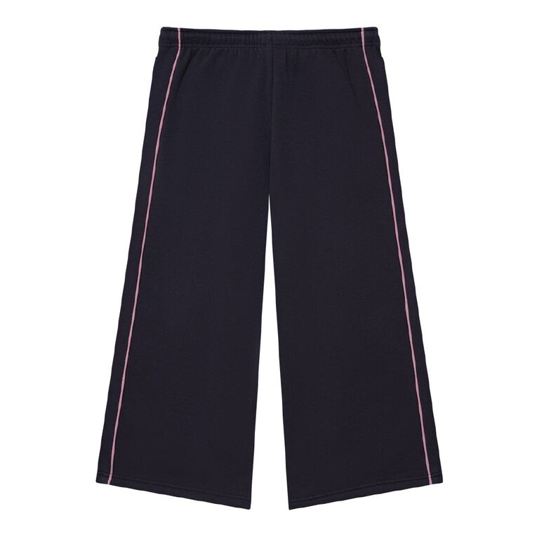 Young Original Piping Wide Leg Trackpants, Grey Dark, hi-res