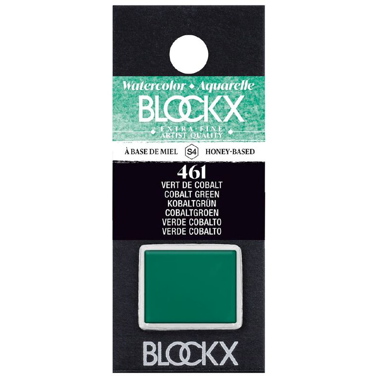 BLOCKX Watercolour Half Pan S4 461 Cobalt Green, , hi-res