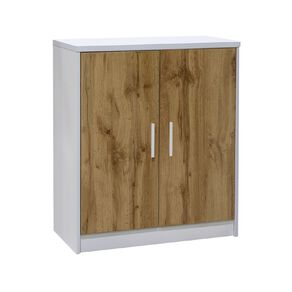 Living & Co Takiwira 2 Door Low Cabinet White