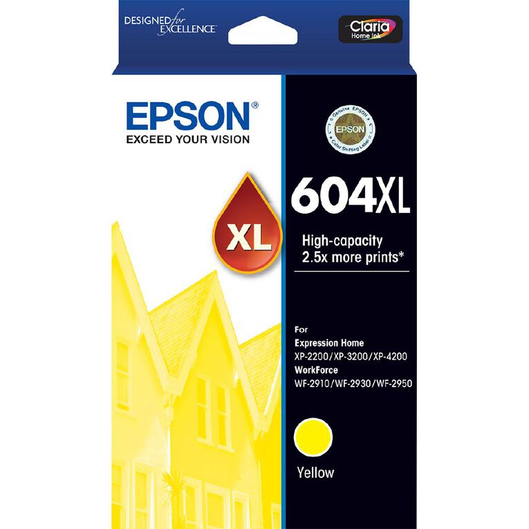 Epson Ink 604XL Yellow 350 Pages, , hi-res