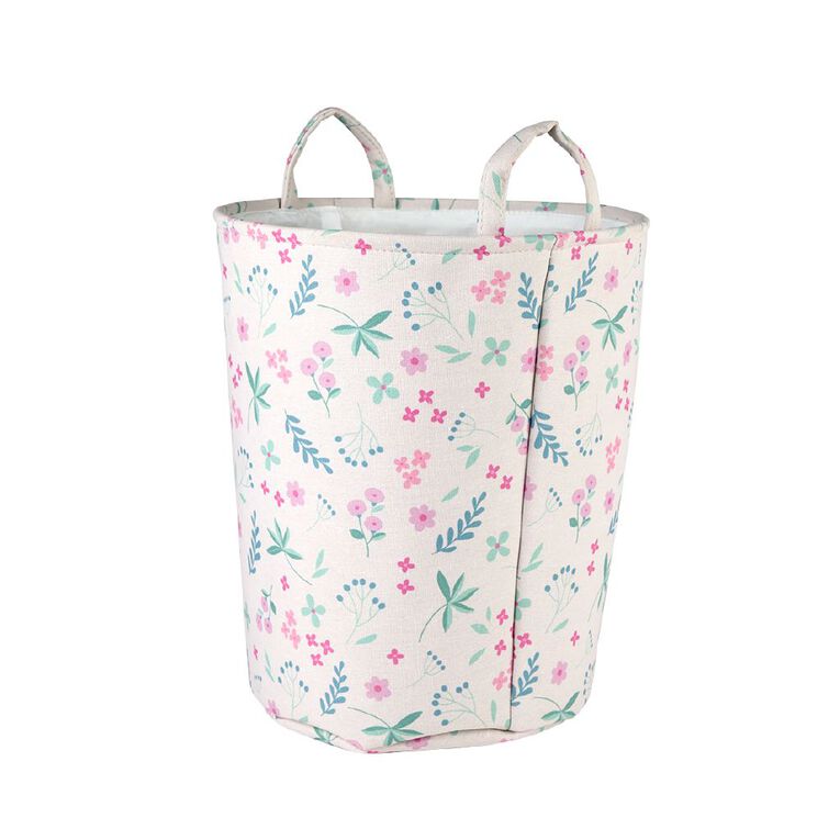 Living & Co Kids Toy Hamper Floral, , hi-res