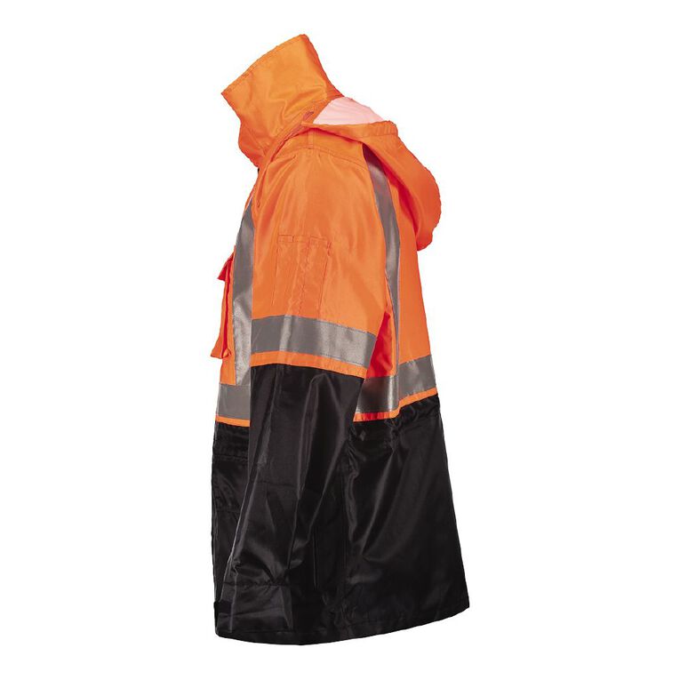 Rivet High Visibility Day & Night Compliant Jacket, Orange, hi-res