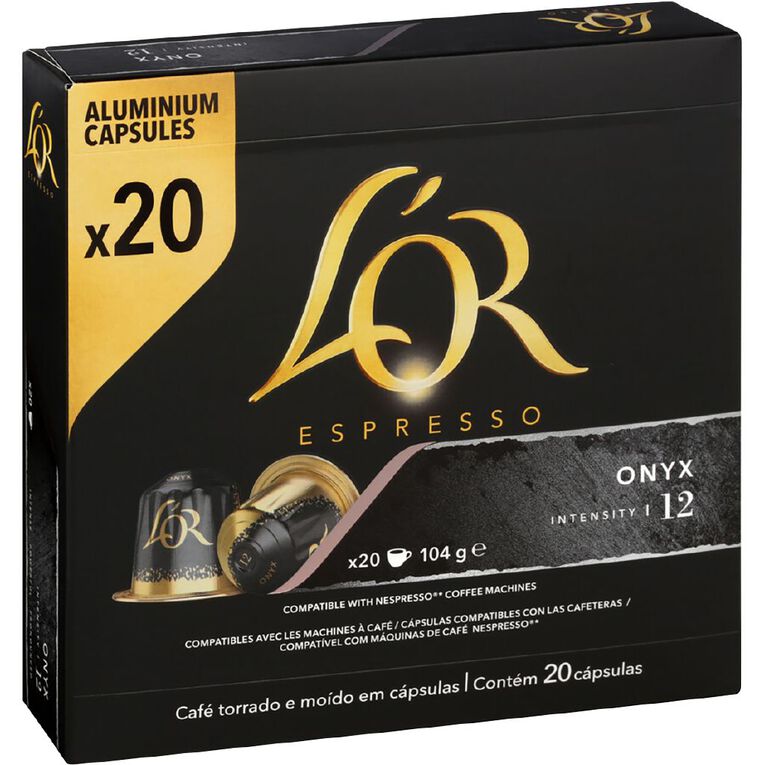 L'OR Onyx Intensity 12 Capsules 20 Pack, , hi-res