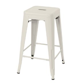 Living & Co Metal Stool Cream 66cm