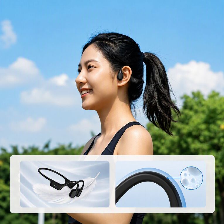 Salt Sound EASE Bone Conduction Sport Headphone Grey Light, , hi-res