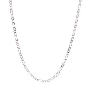 Figaro Necklace Silver Plated