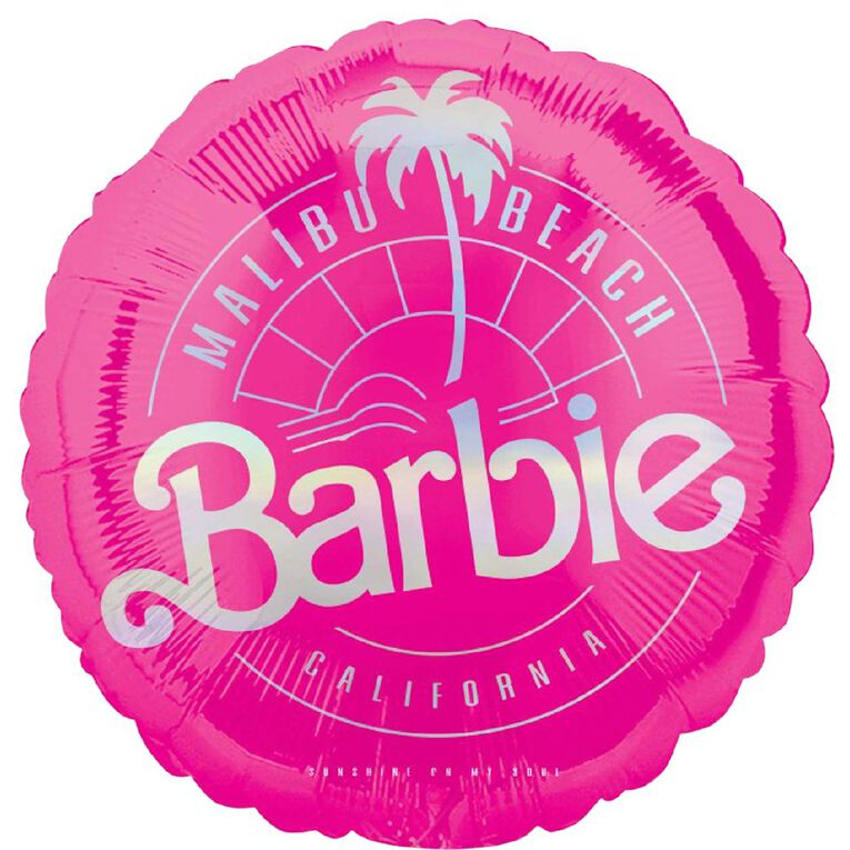 Anagram 45cm Standard Barbie Foil Balloon, , hi-res