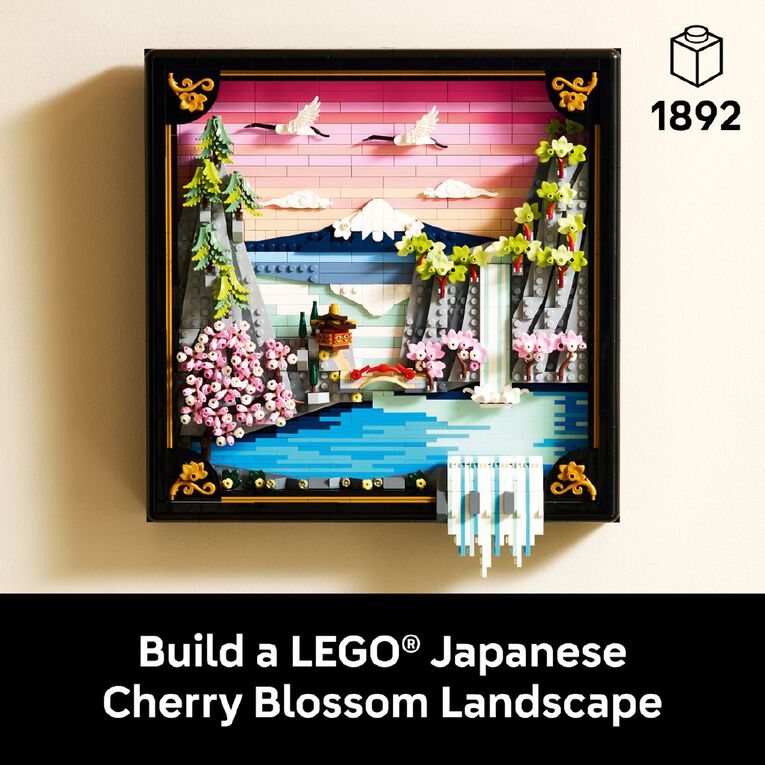 LEGO Art Japanese Cherry Blossom Landscape 31218, , hi-res