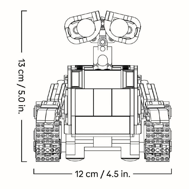LEGO Disney Pixar WALL-E and EVE 43279, , hi-res