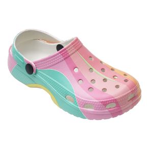 Young Original Senior Kids' Printed Frog Clog Shoes