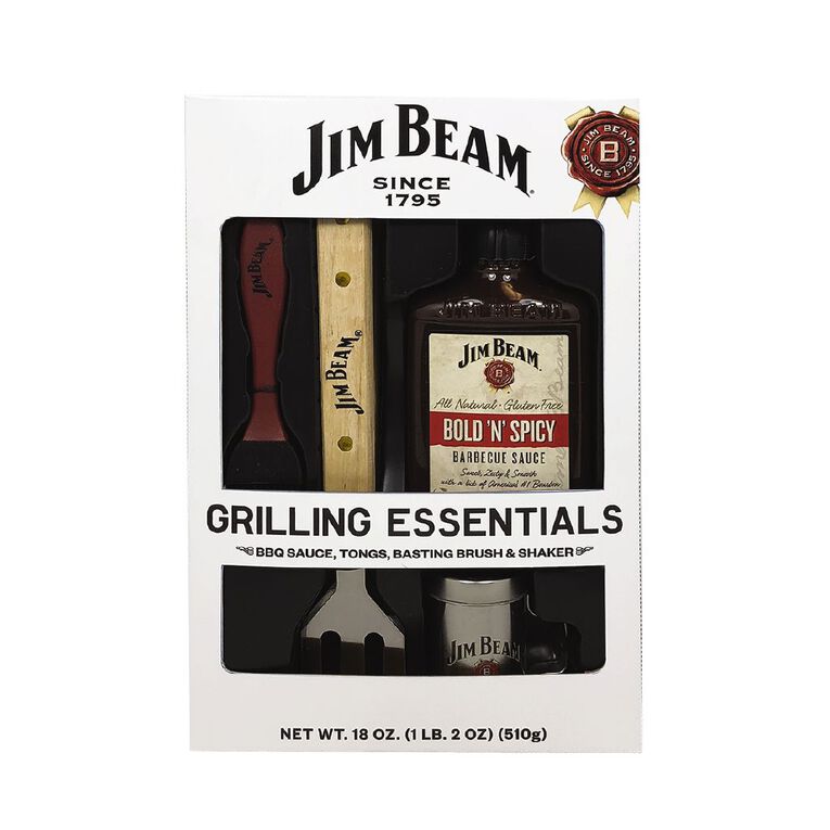 Jim Beam Grilling Essentials Gift Set With Bold N Spicy Bbq Sauce 510g The Warehouse Jim Beam Grilling Essentials Gift Set With Bold N Spicy Bbq Sauce 510g The Warehouse