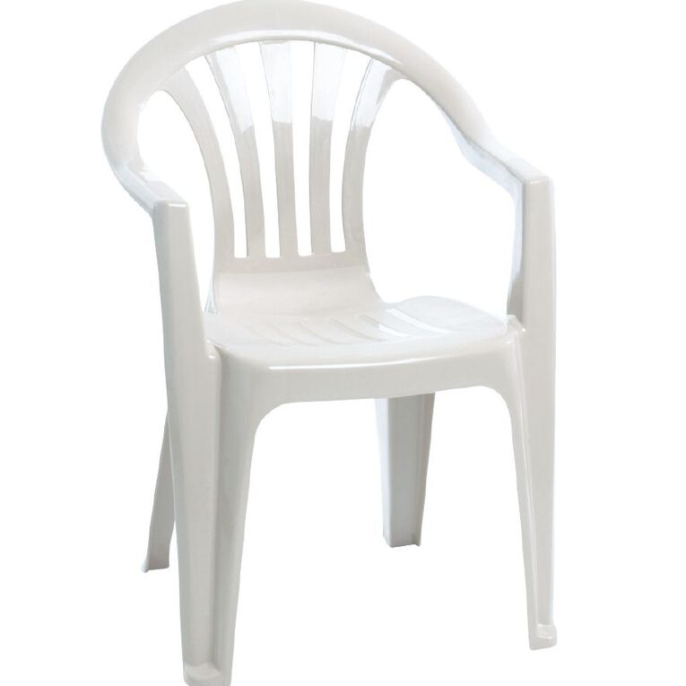 Taurus Home Products Resin Chair White White The Warehouse