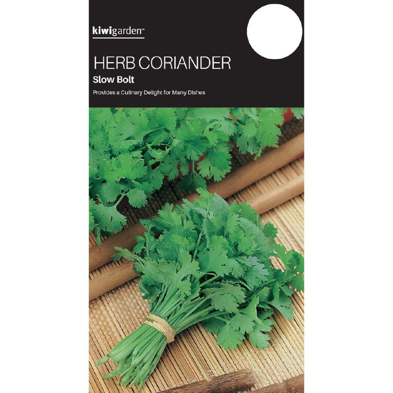 Kiwi Garden Herb Coriander Slow Bolt Seeds, , hi-res