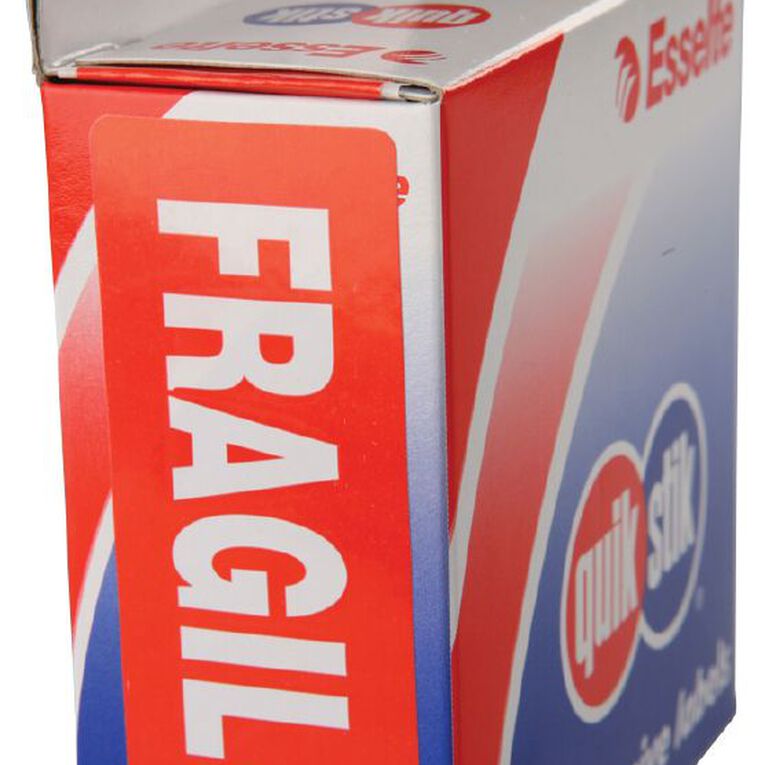 Quik Stik Labels Fragile Permanent 90 Pack, , hi-res