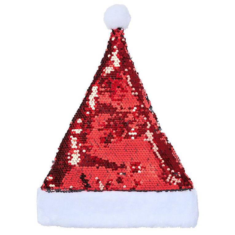 Wonderland Novelty Santa Sparkle Hat, , hi-res