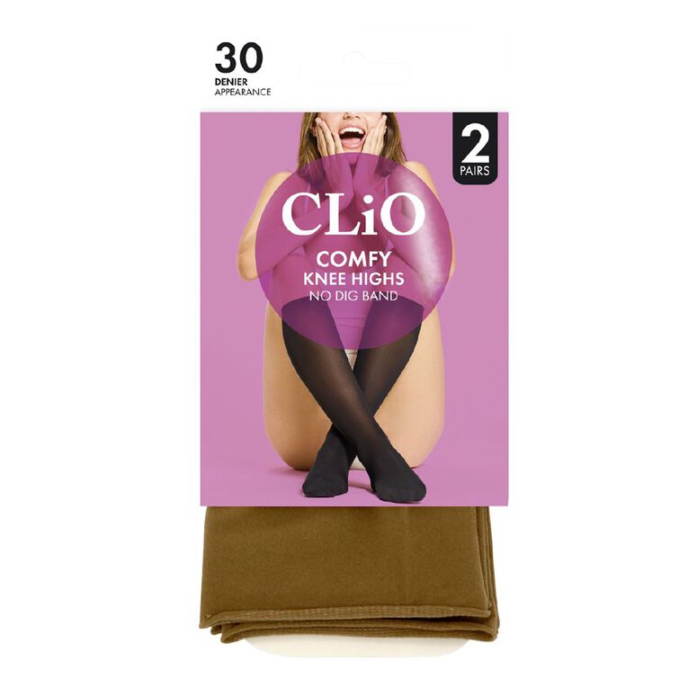 Clio Girl No Dig Knee High 2 Pack, Natural, hi-res