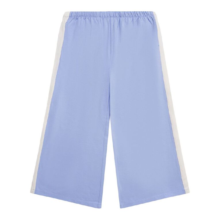 Young Original Wide Leg Side Stripe Pants, Blue Light, hi-res