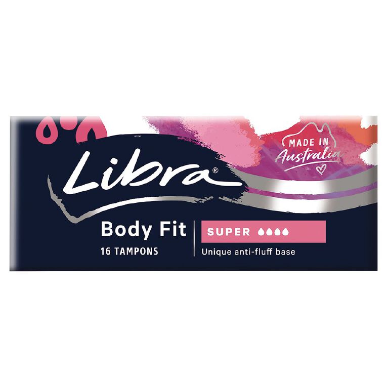 Libra Body Fit Super Tampon 16 Pack, , hi-res