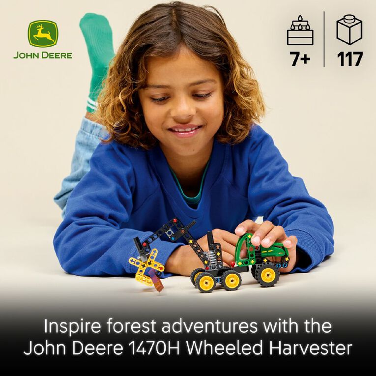 LEGO Technic John Deere 1470H Wheeled Harvester 42218, , hi-res