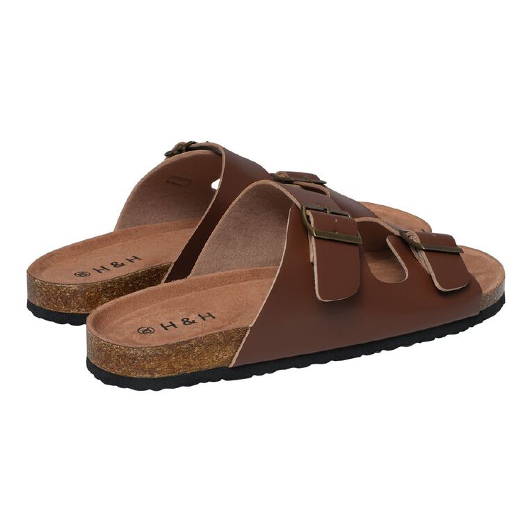 H&H Men's Rufus Sandals, Brown, hi-res
