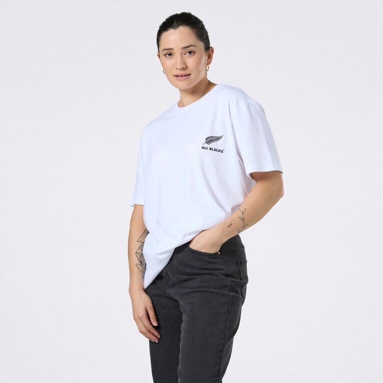 All Blacks Adults' Tee, White, hi-res