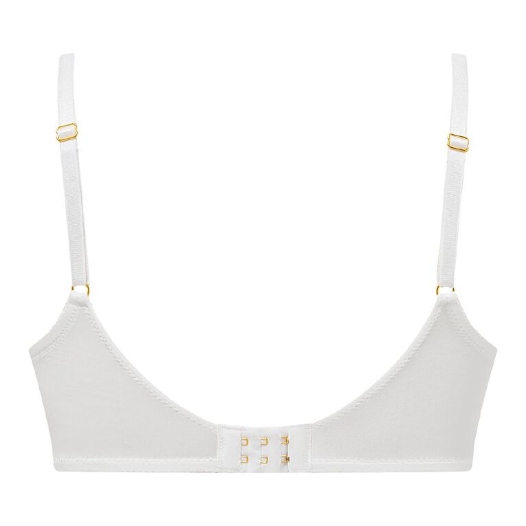 H&H Women's T-shirt Bra, White, hi-res