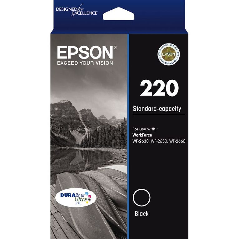 Epson Ink 220 Black (175 Pages), , hi-res