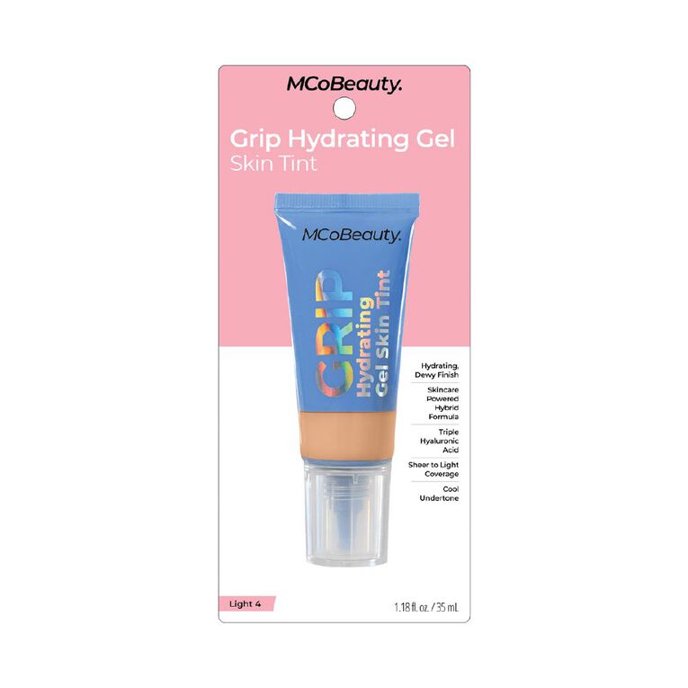 MCoBeauty Grip Hydrating Gel Skin Tint - Light 4, , hi-res