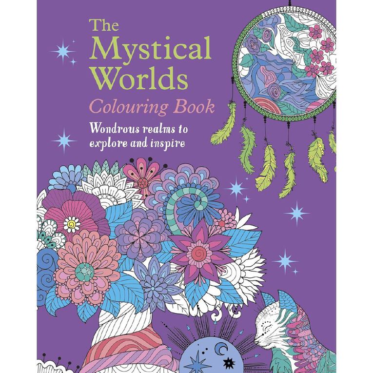 The Mystical Worlds Colouring Book, , hi-res