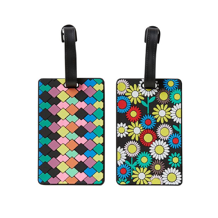 Living & Co Luggage Tags Assorted 2 Pack, , hi-res
