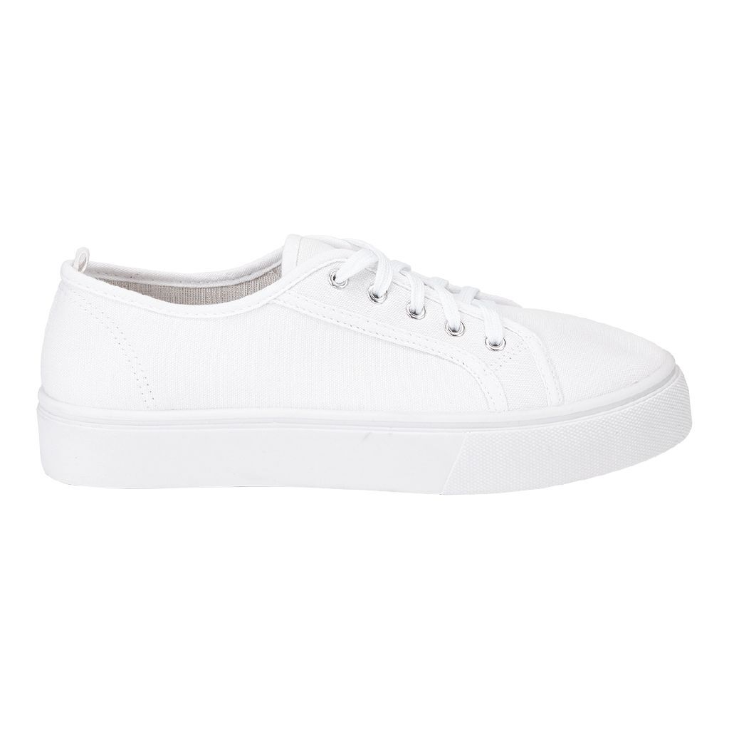 canvas platform pumps