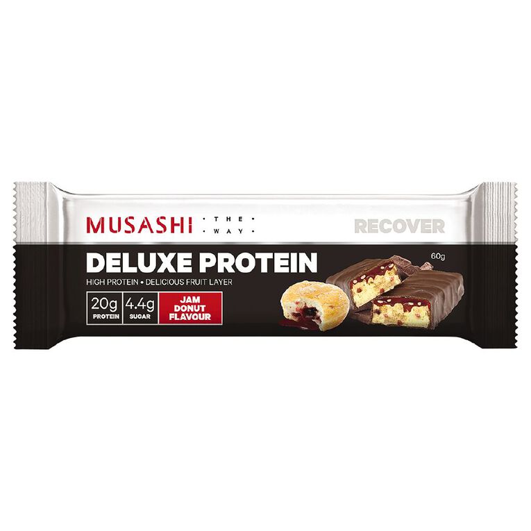 Musashi Deluxe High Protein Jam Donut 60g, , hi-res