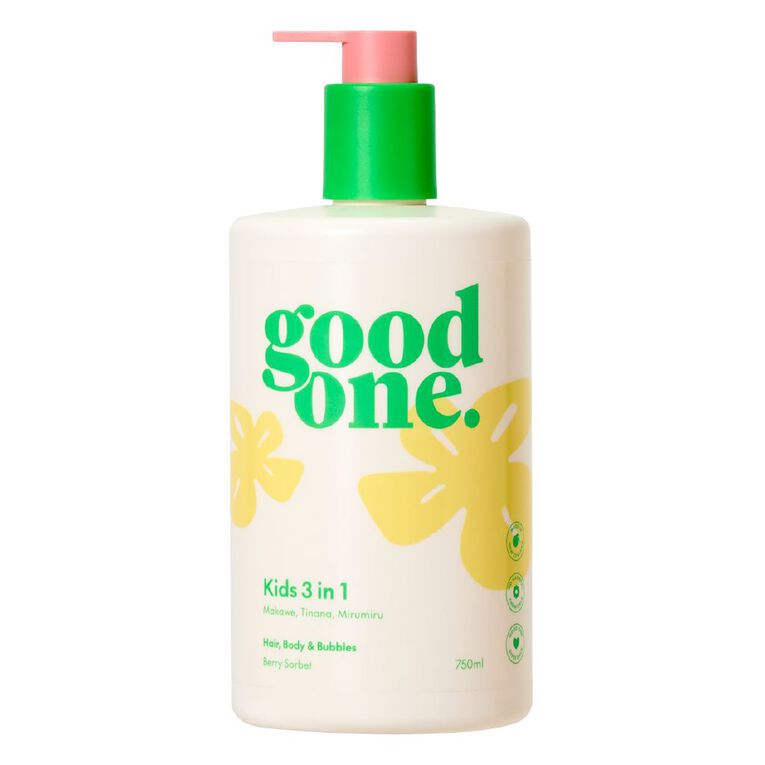 Good One 3 in 1 Body Hair and Bubbles 750ml, , hi-res