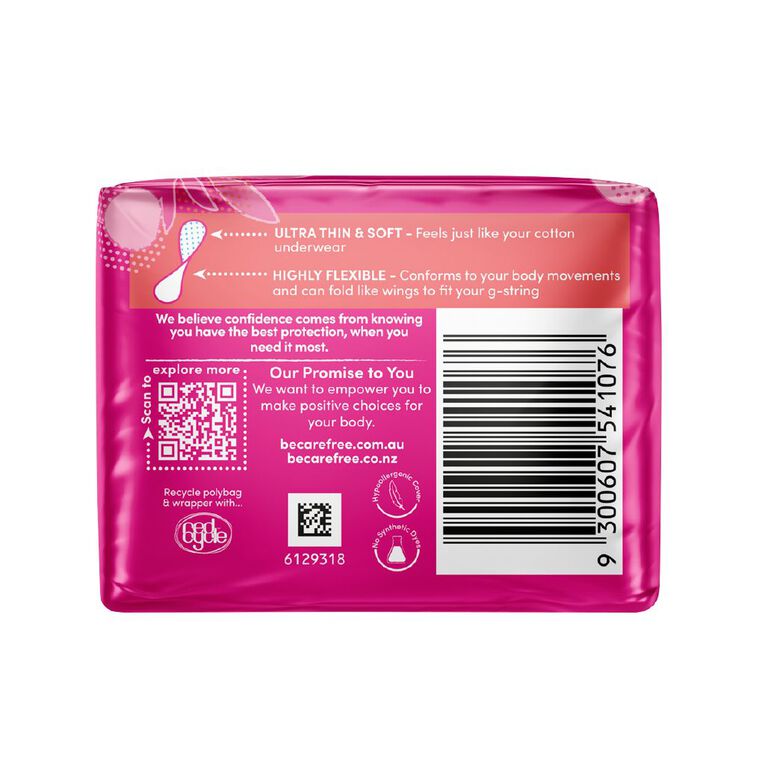 Carefree Barely There Liners 42 Pack, , hi-res
