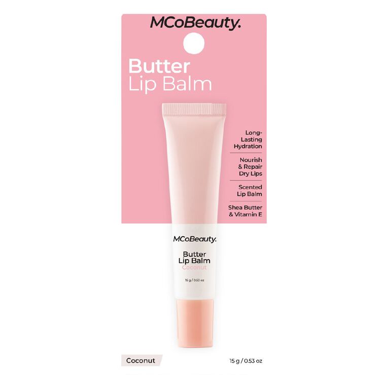 MCoBeauty Butter Lip Balm Coconut, , hi-res