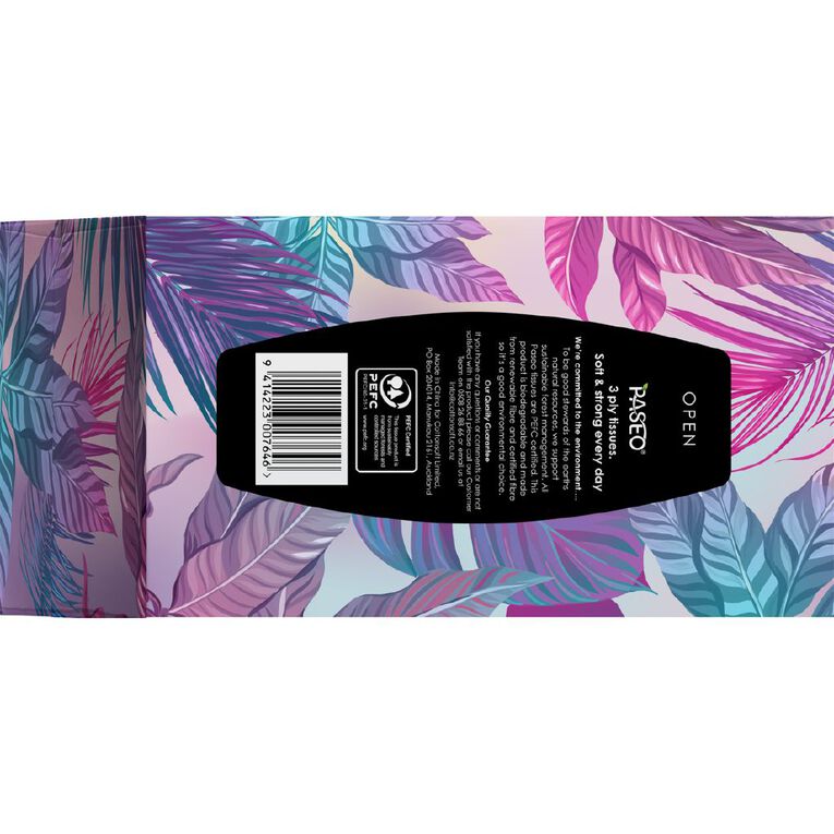 Paseo Pure White Facial Tissues 200s, , hi-res
