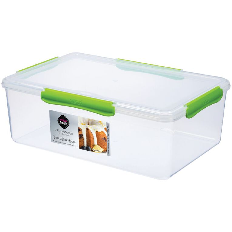 Visto Fresh Storage Container Clear 7.4L, , hi-res